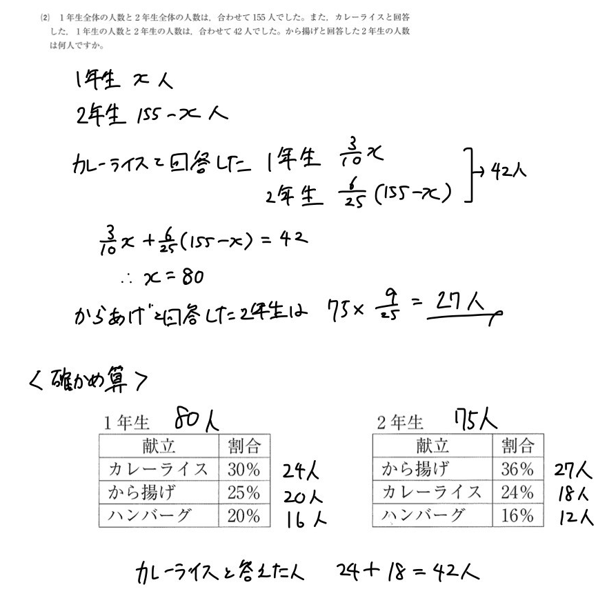 第二問３（２）