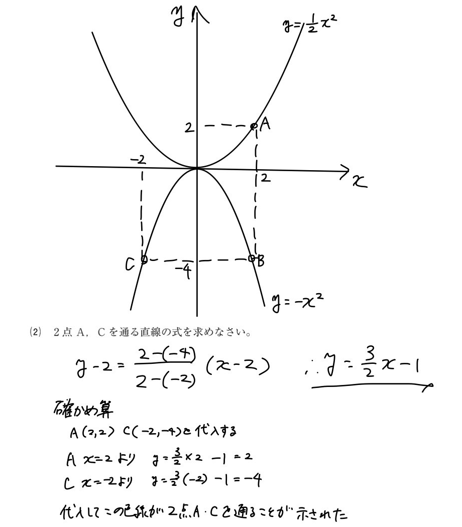 第二問１（２）