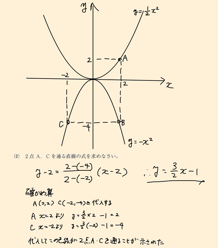 第二問１（２）